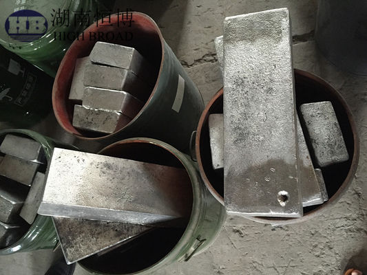 Китай Магний Master Alloy MgAl10% MgAl50% слиток для уменьшающего агента осветительного агента поставщик