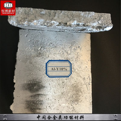 Китай Быстрая доставка Китайский поставщик YAl Yttrium Aluminum Master Alloy Y 80% Al 20% слиток поставщик