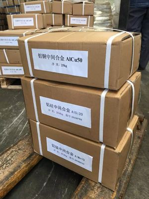 Китай AlCu50% Алюминиевый медный сплав из Китая Производитель AlCu сплав поставщик