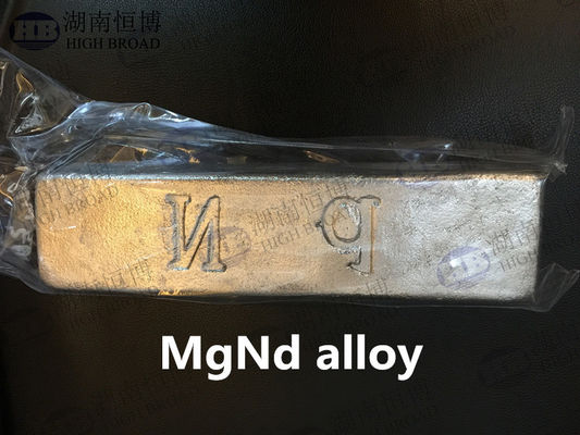 Сплав магния неодима MgNd30 улучшает прочность удлинения, прочность поставщик