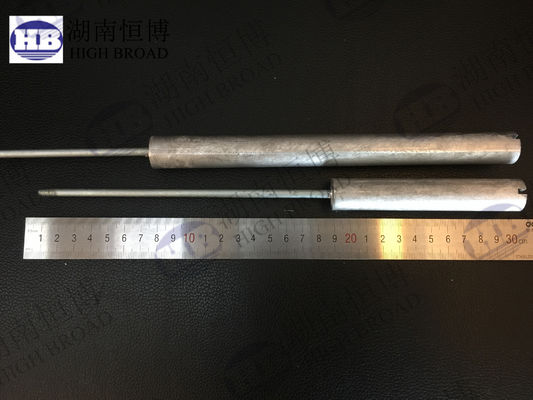 Цинк Алюминий AZ63 AZ31 Магниевые анодные стержни диаметром 9mm-26mm Упругие и устойчивые к коррозии поставщик